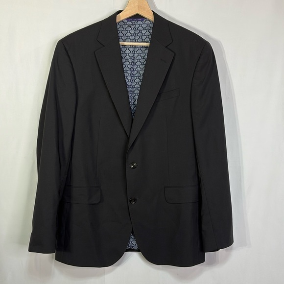 📣 Ted Baker Endurance black wool two button blazer Jay CT
